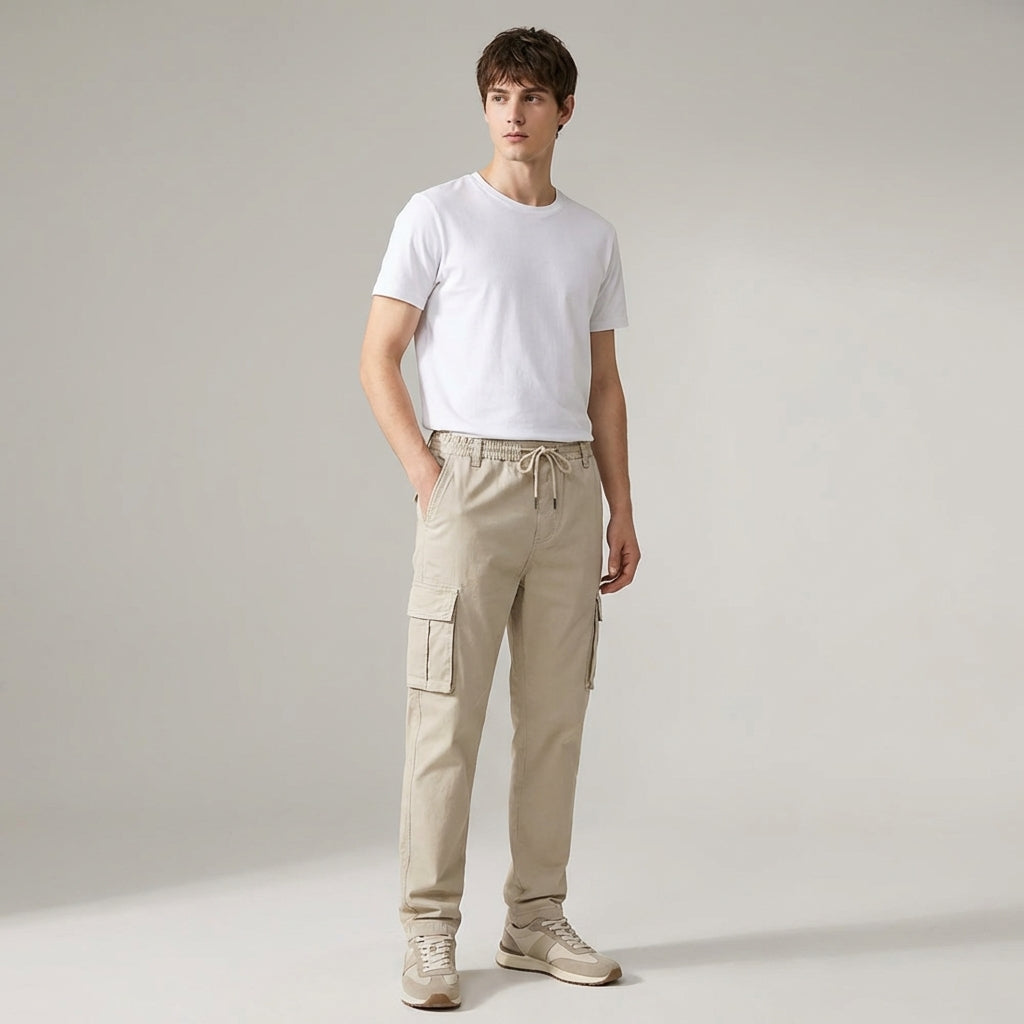 Dario Mell | Classic Casual Shorts with Stretch Waist