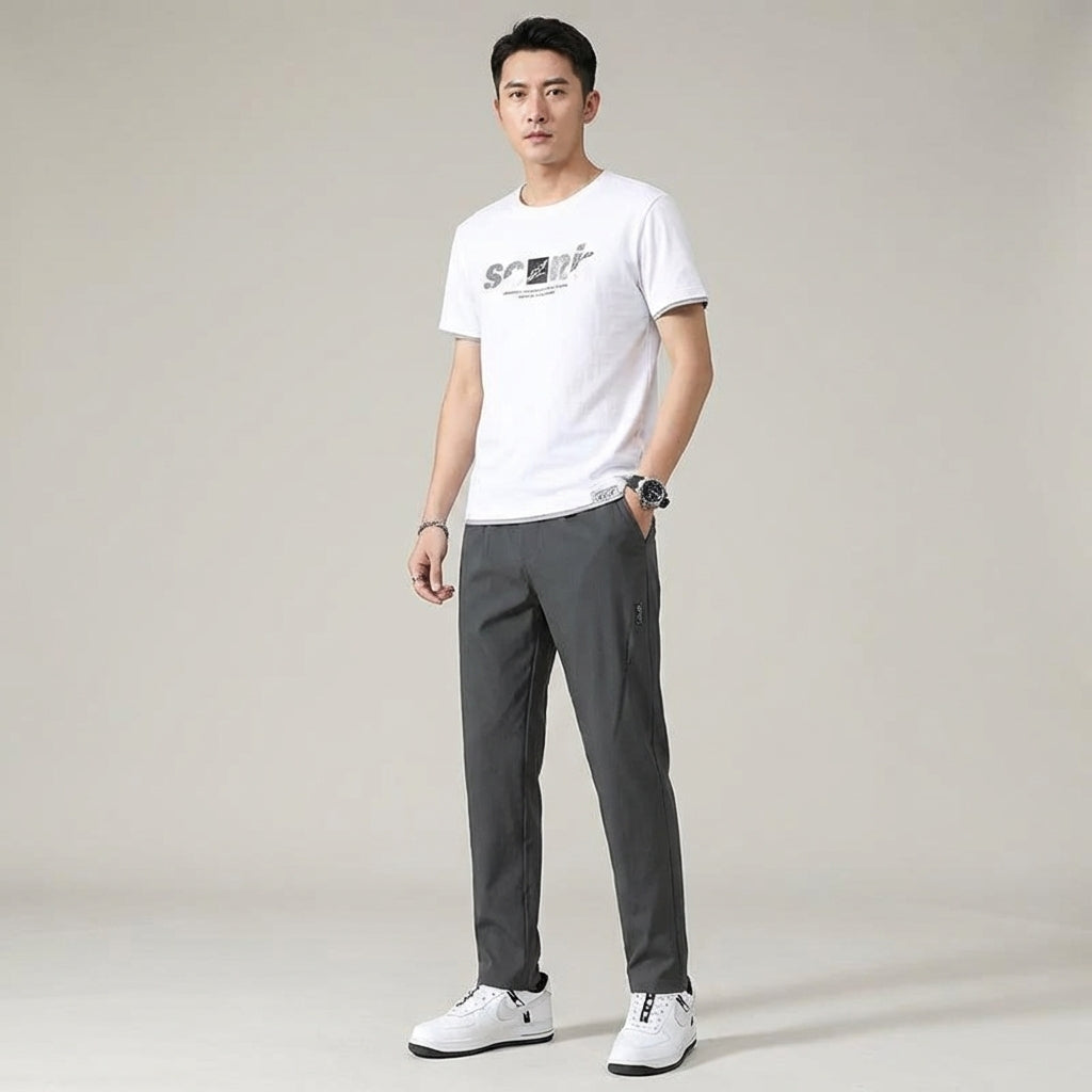 Finnian Grove | Sporty Jogging Pants with Drawstring