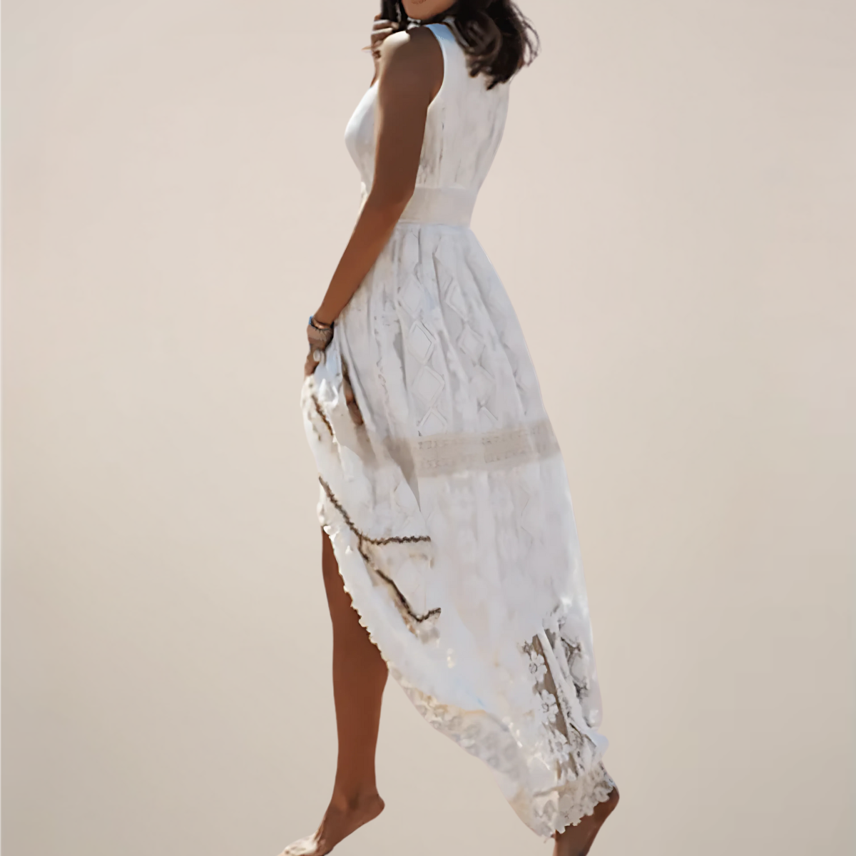 Mira Sante | Bohemian Sleeveless Maxi Dress