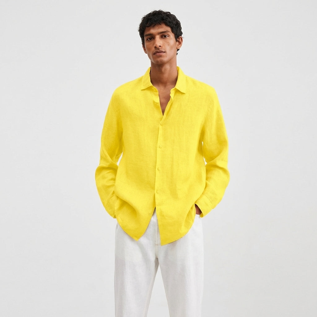 Finlay Russe | Men's Linen Shirt Classic Fit