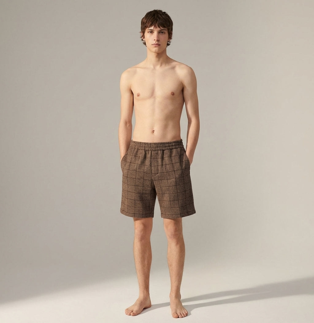 Bram Veld | Men’s Plaid Lounge Shorts