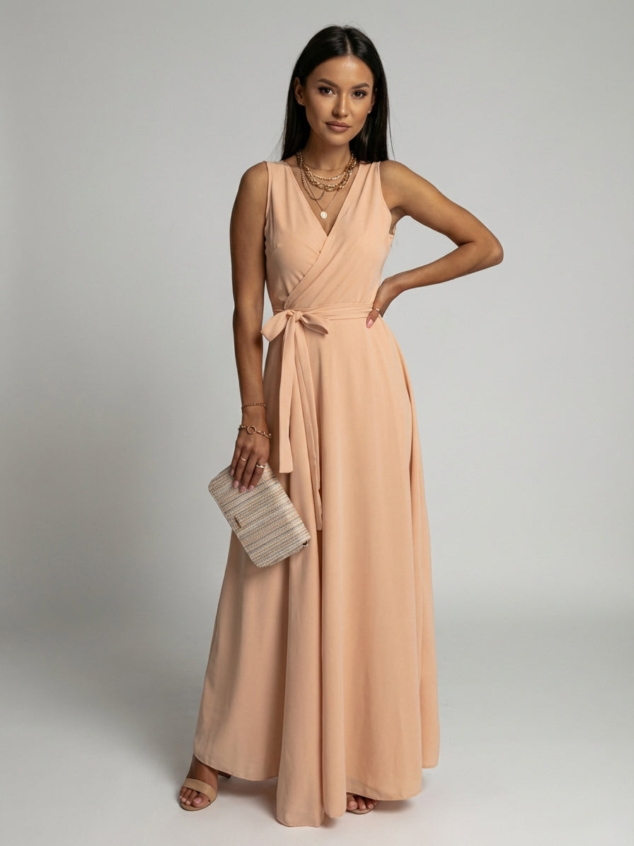 Léonie Dray | Long Dress with V-Neck
