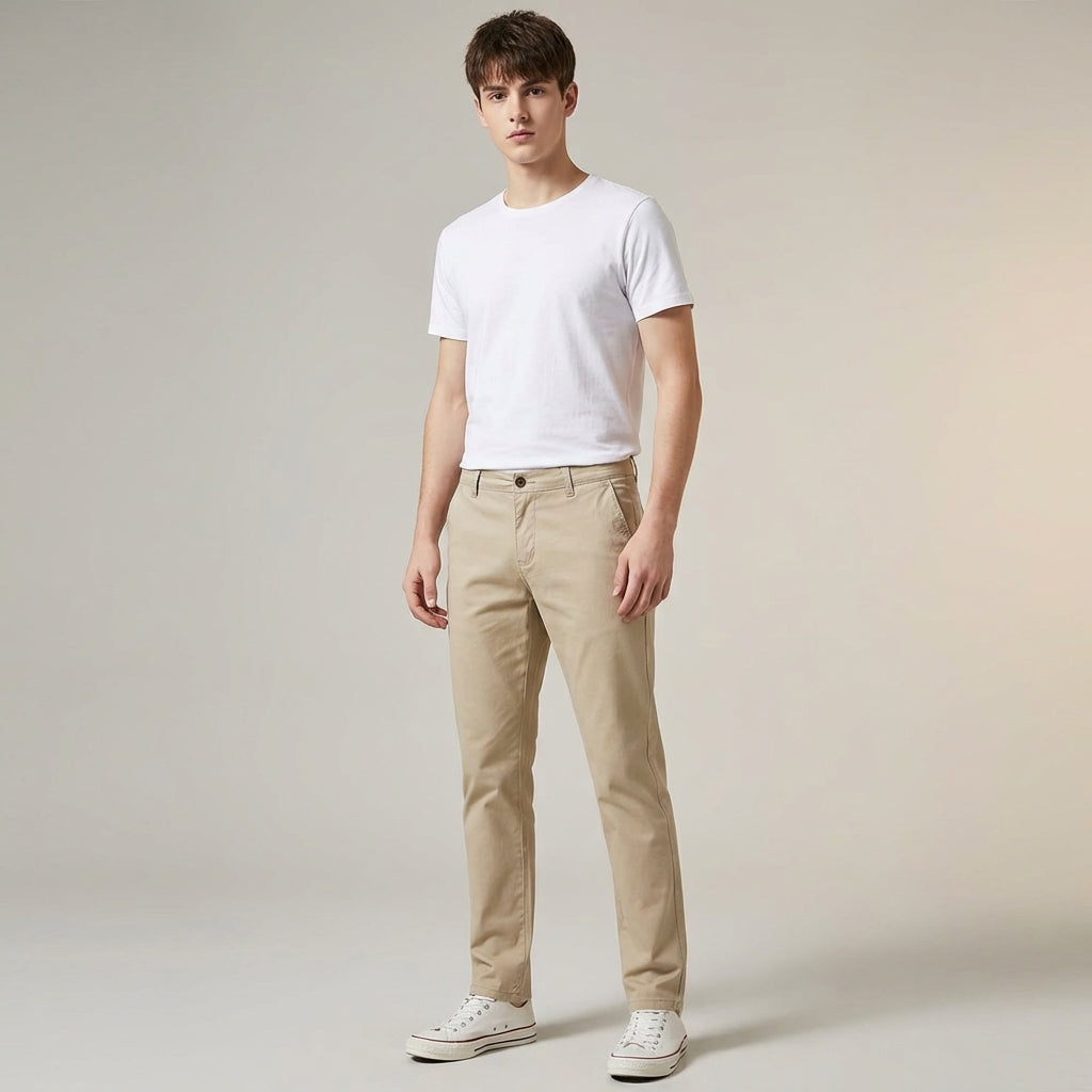 Dario Mell | Classic Casual Shorts with Stretch Waist