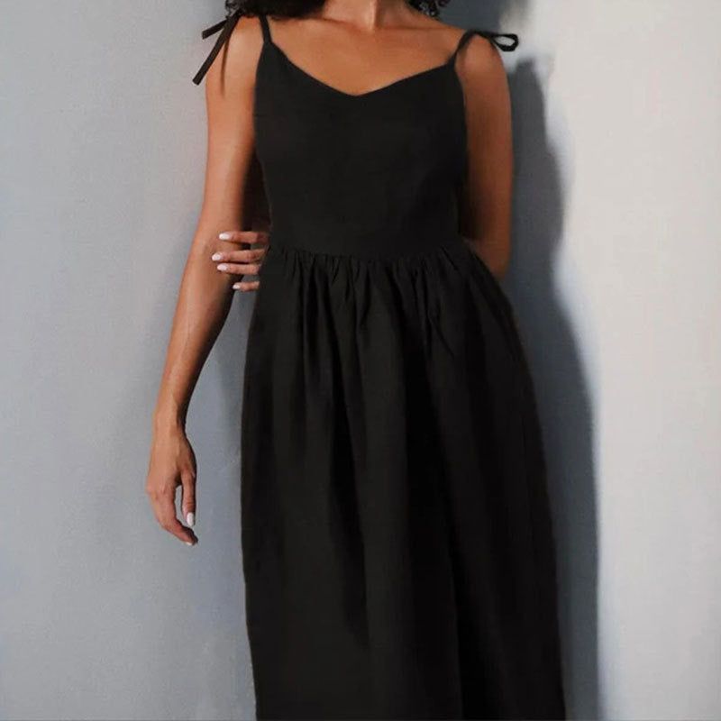 Léonie Dray | Women’s Linen Midi Dress