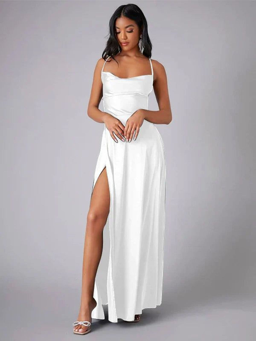 Mira Sante | Elegant Sleeveless Maxi Dress for Women