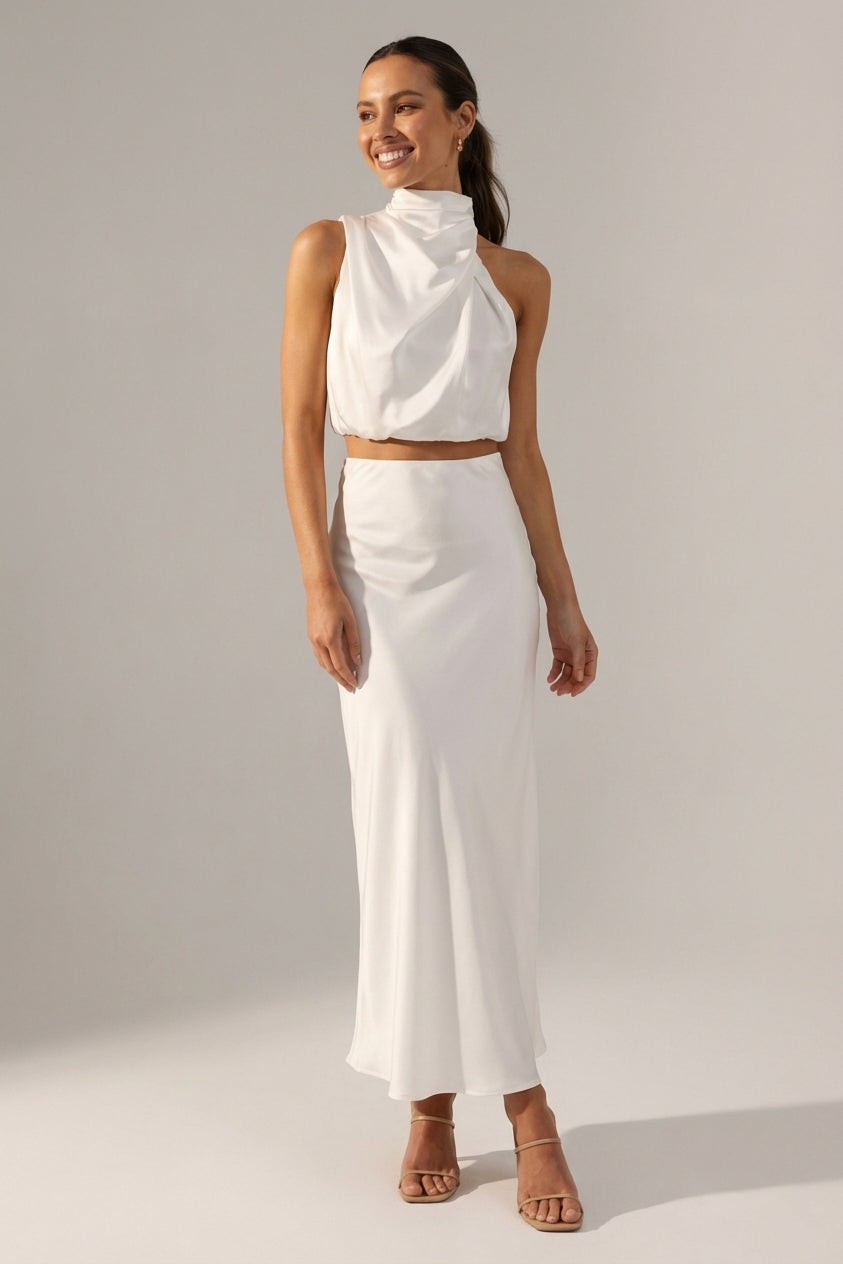 Léonie Dray | Satin Evening Dress for Women