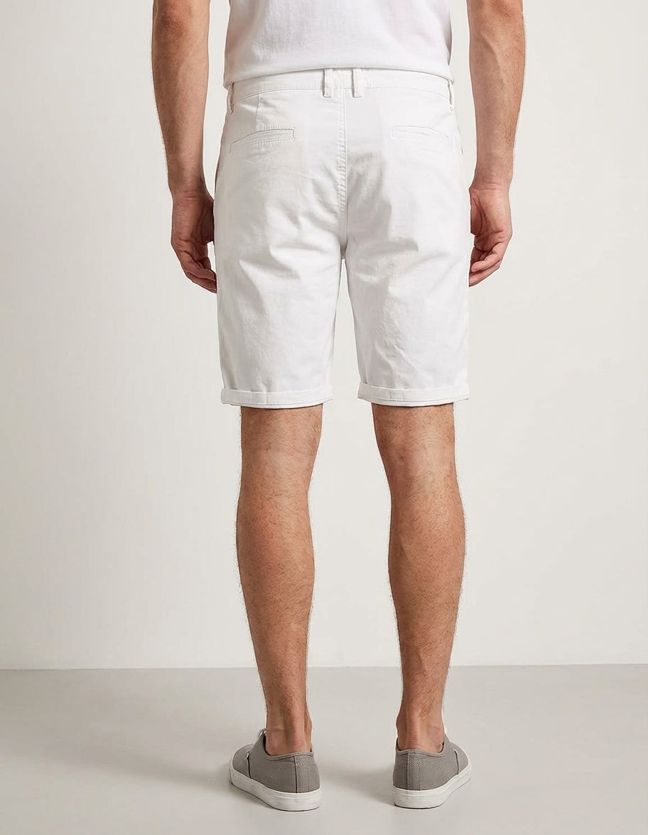 Dario Mell | Classic Casual Shorts with Stretch Waist