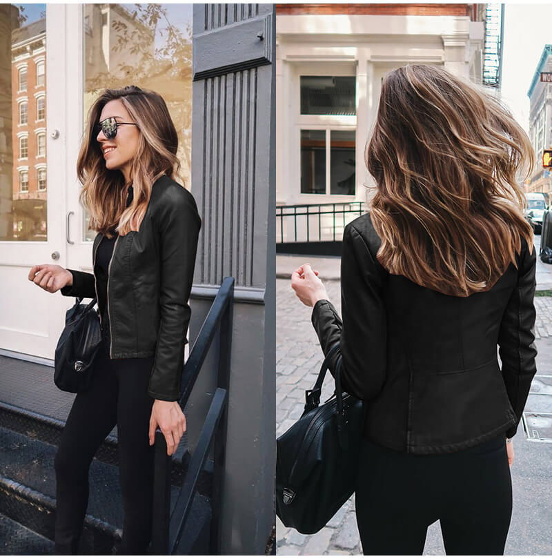 Maëva Grove | Women's Italian Leather Biker Jacket