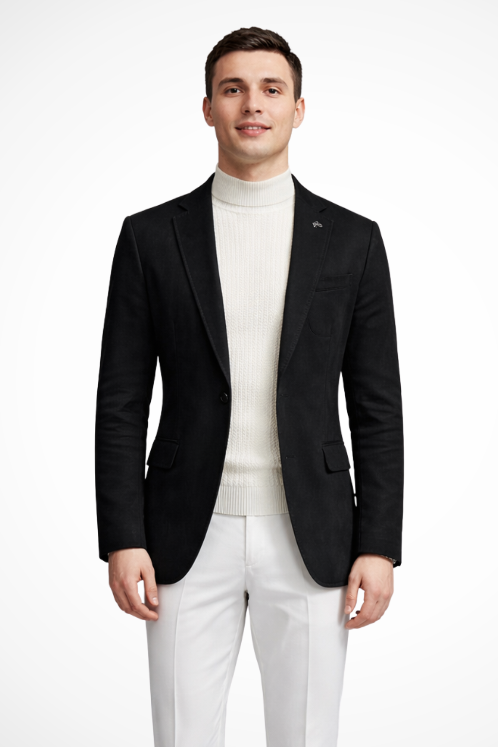 Dario Mell | Men's Tailored Textured Blazer