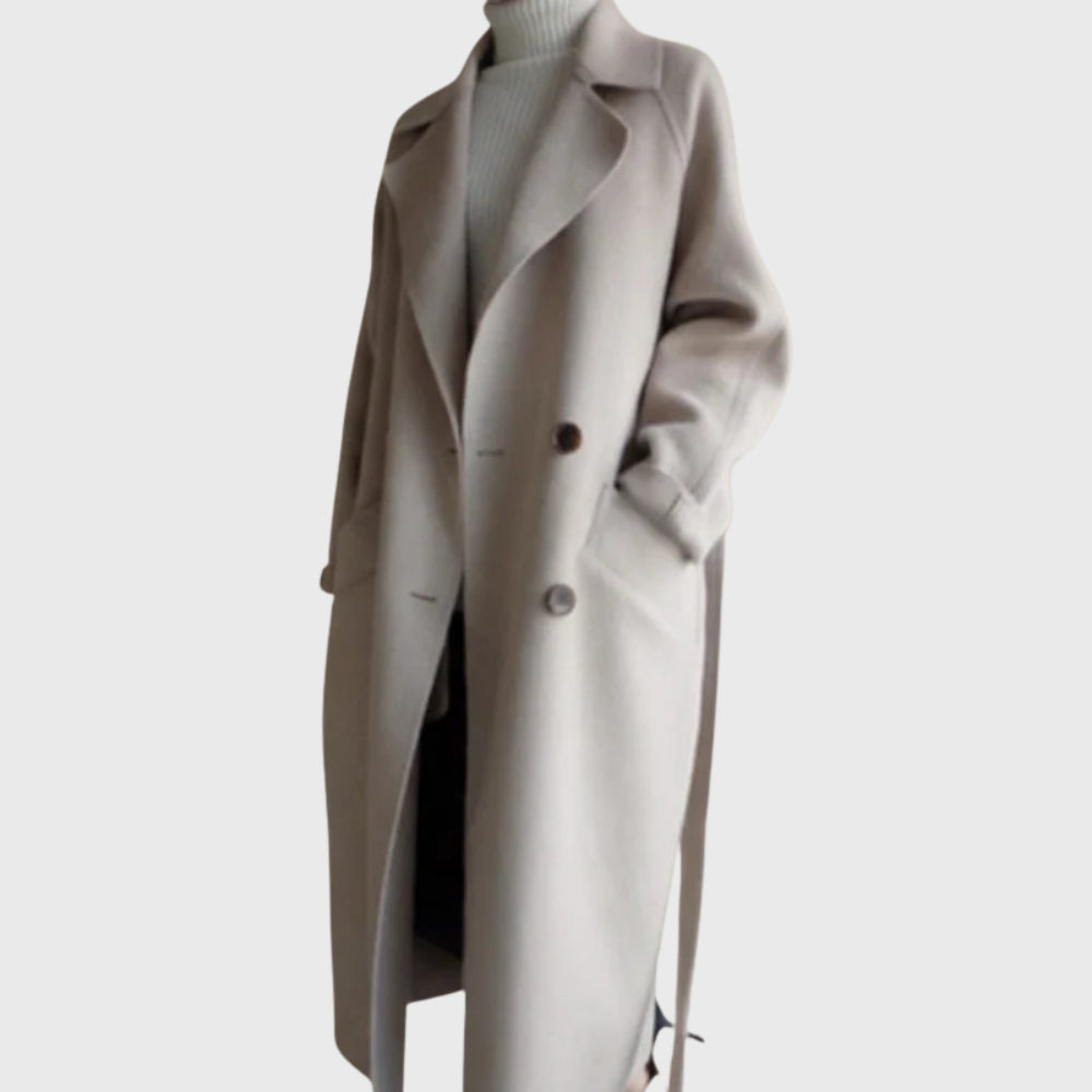 Adrienne Rochet | Women's Lapel Button Front Coat
