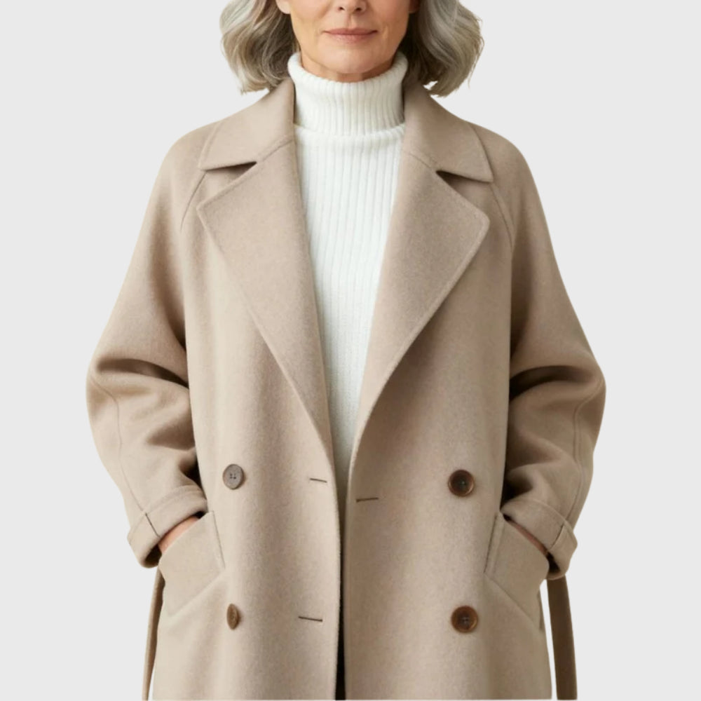 Adrienne Rochet | Women's Lapel Button Front Coat