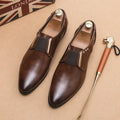 Helena Velot | Women's Laurent Degas Leather Monk Strap Dress Shoes