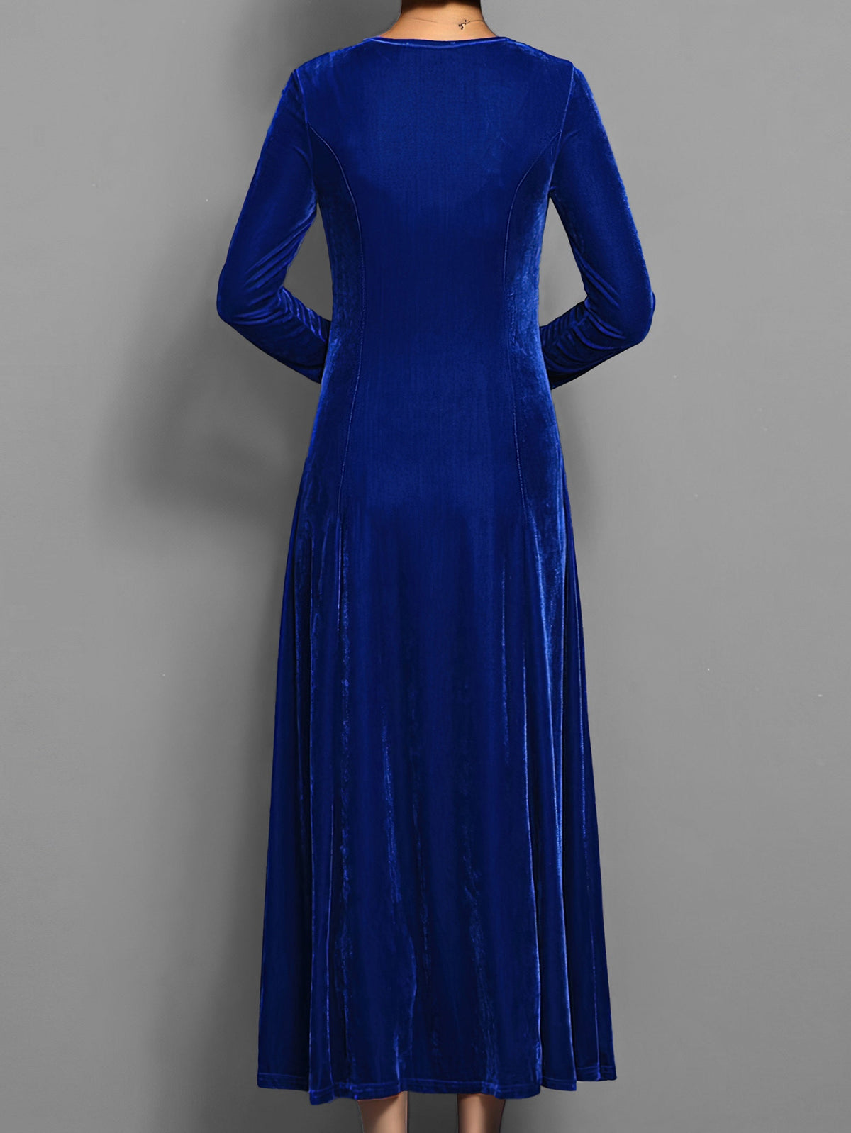 Constance Verre | Women's Maxi With Long Sleeves Dress