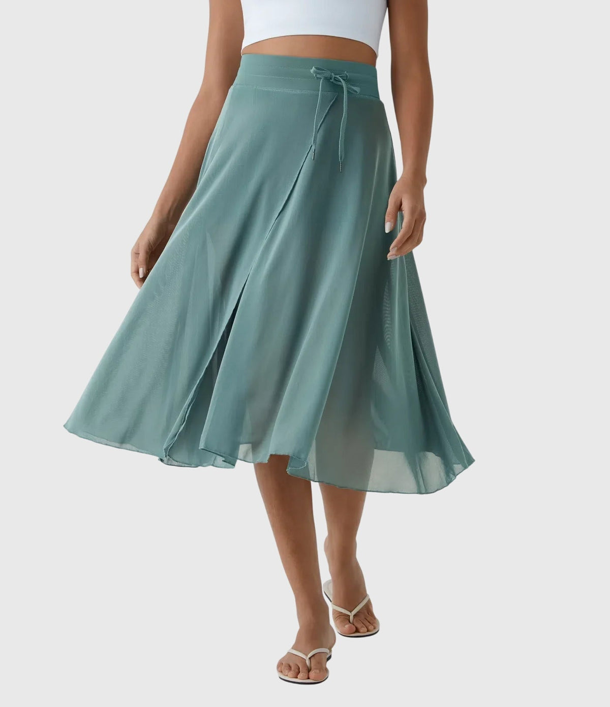 Melanie Pommel | Women's Elegant 2-In-1 Skirt