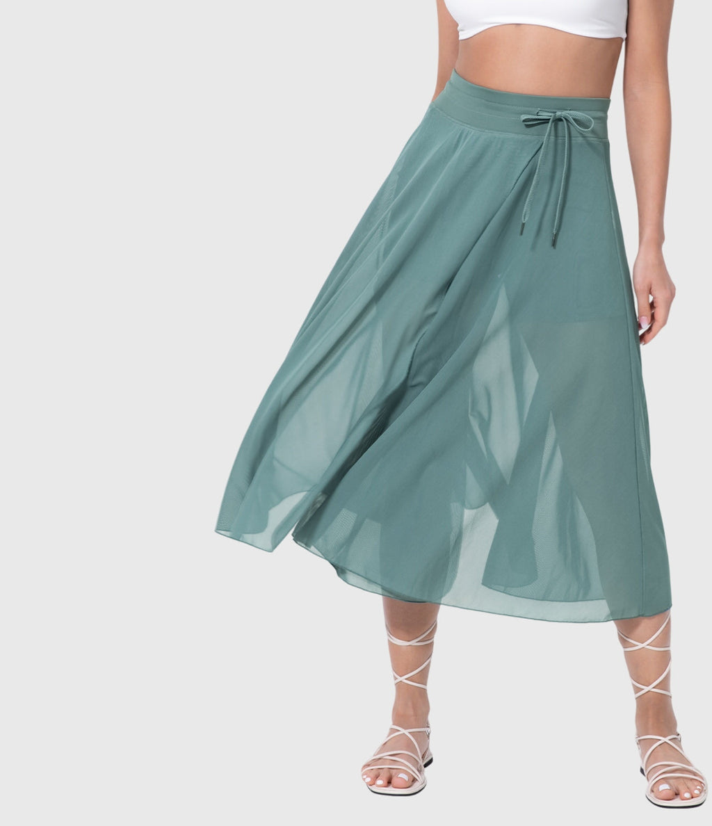 Melanie Pommel | Women's Elegant 2-In-1 Skirt