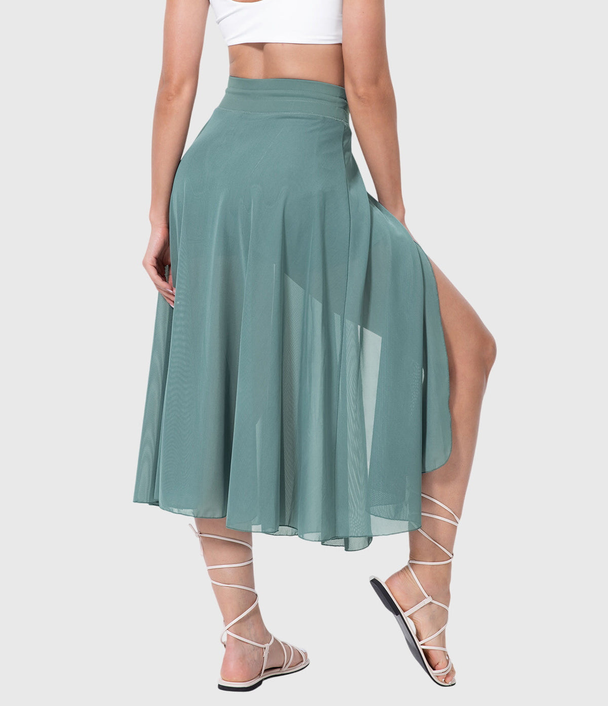 Melanie Pommel | Women's Elegant 2-In-1 Skirt