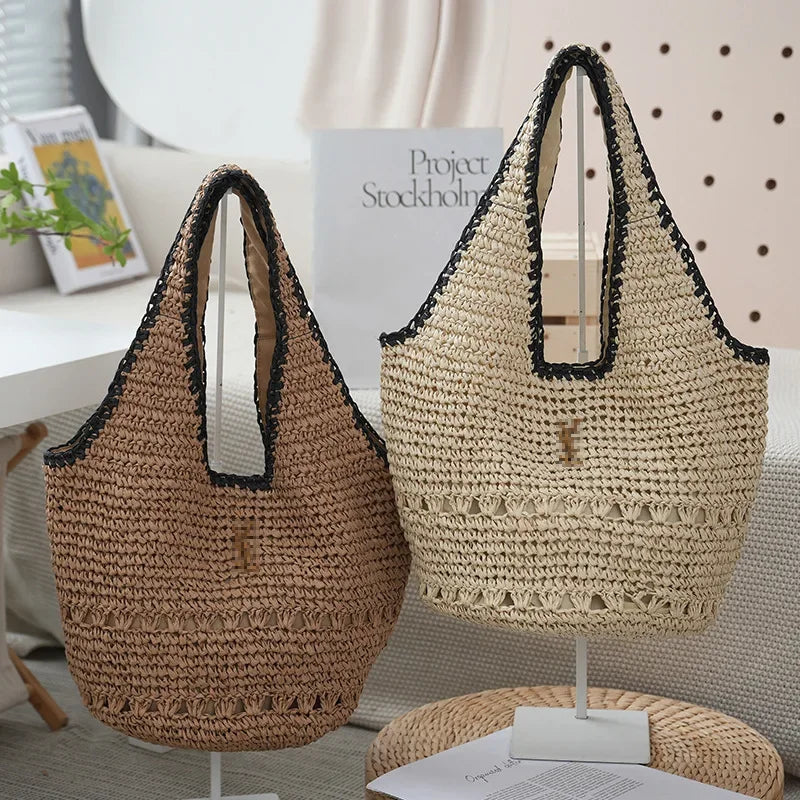 Garance Vell | Women's Minimal Straw Handbag