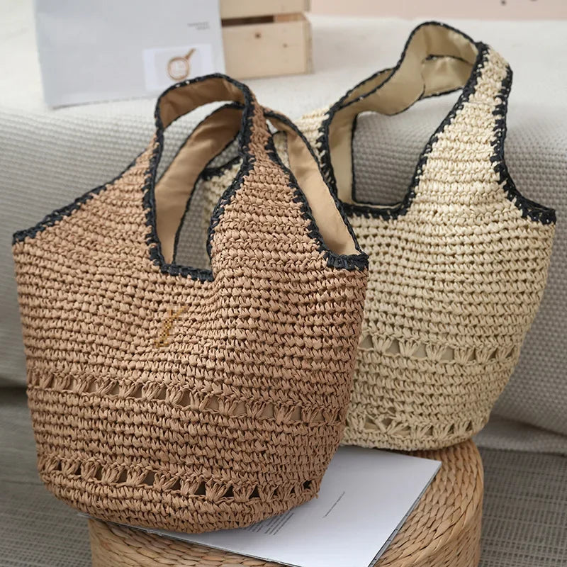 Garance Vell | Women's Minimal Straw Handbag