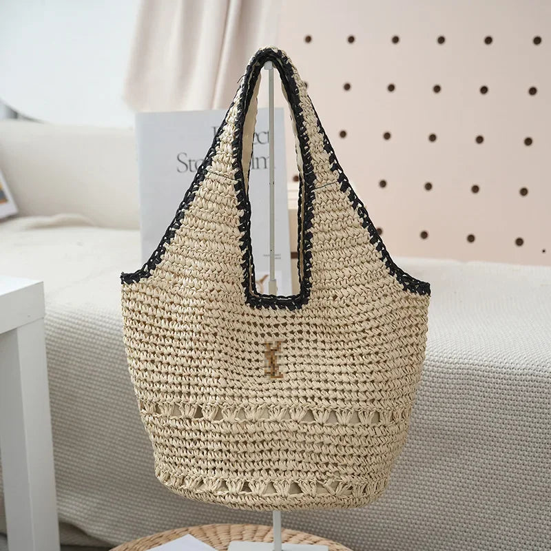 Garance Vell | Women's Minimal Straw Handbag