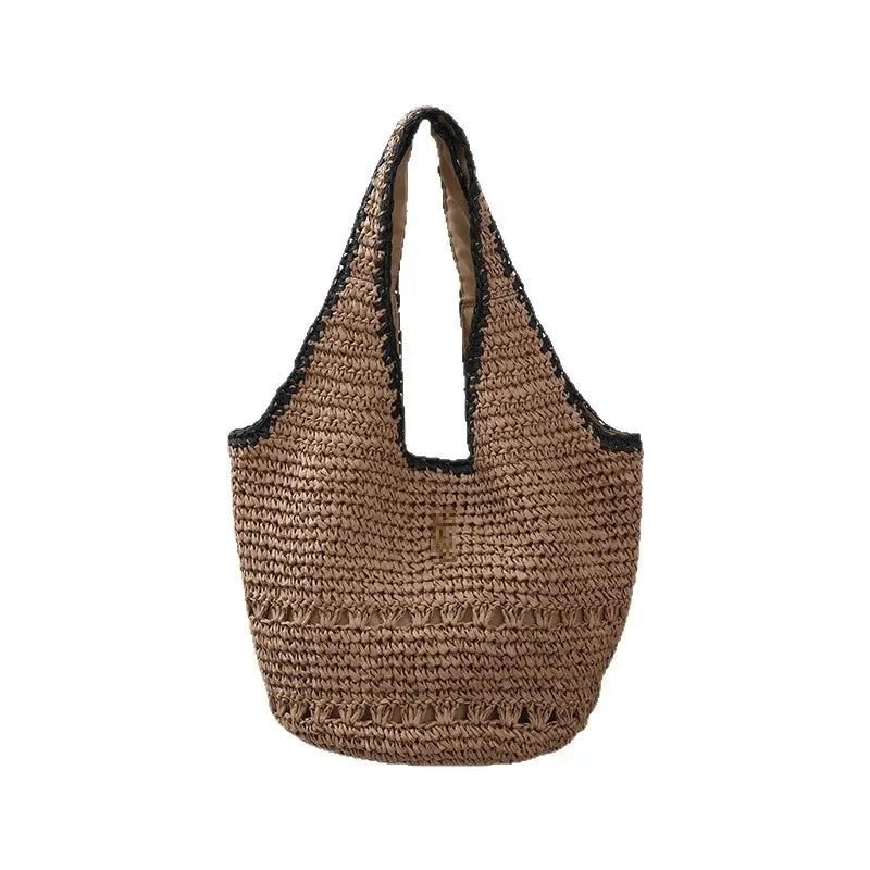 Garance Vell | Women's Minimal Straw Handbag