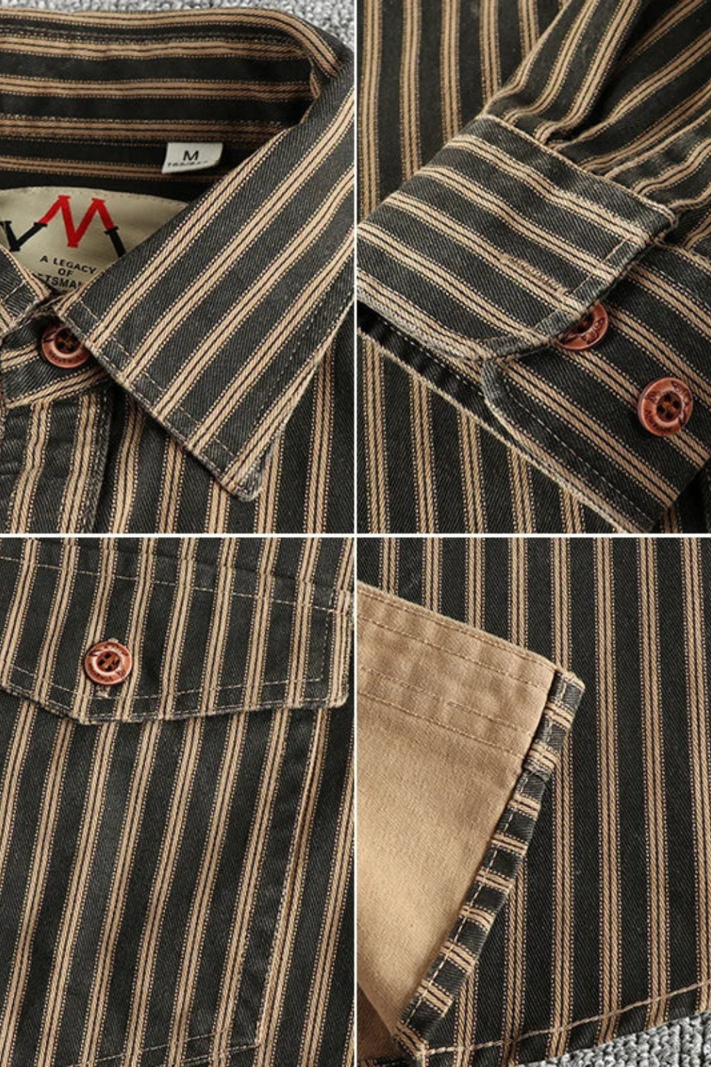 Bram Veld | Men’s Striped Loose Fit Shirt