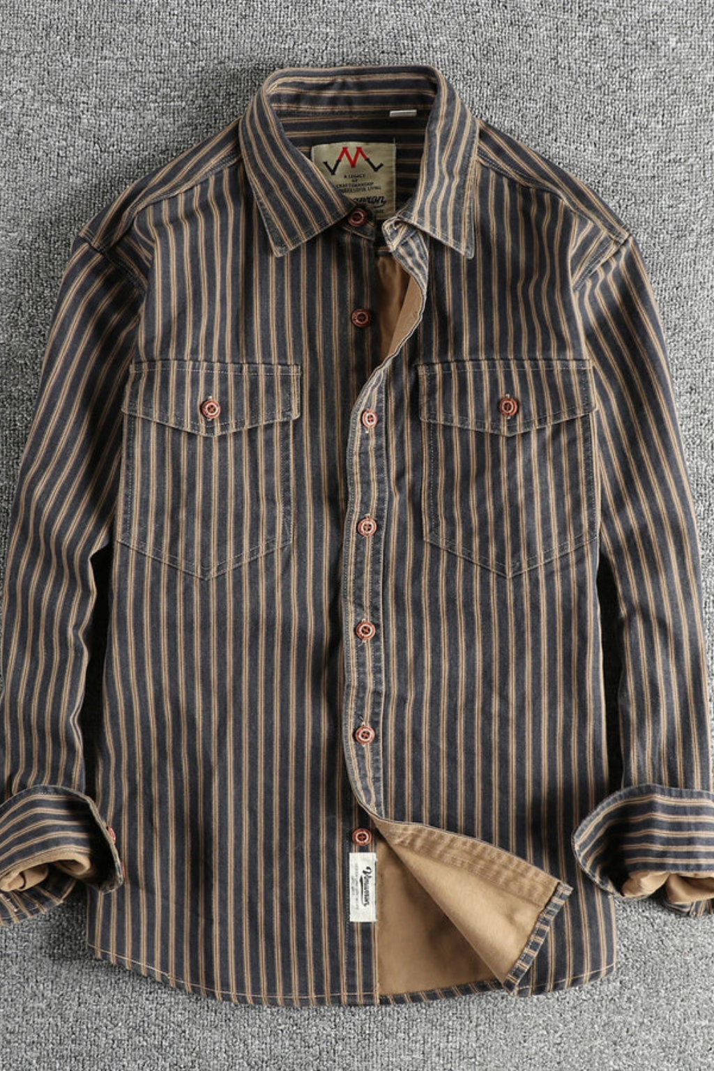 Bram Veld | Men’s Striped Loose Fit Shirt