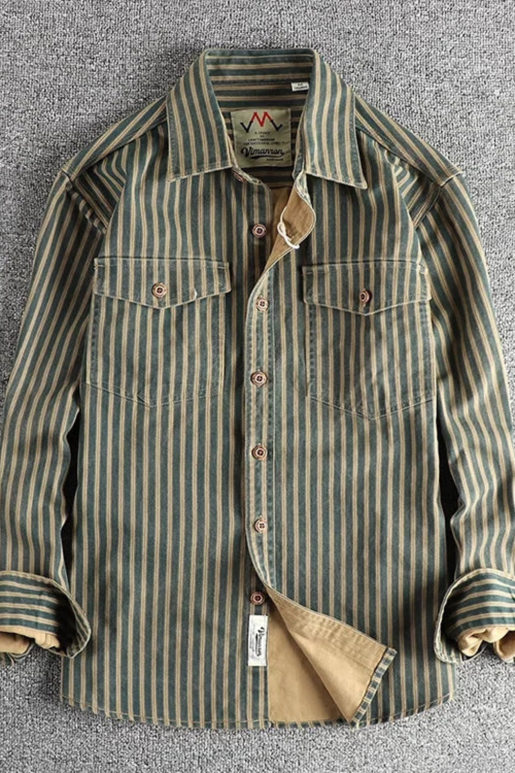Bram Veld | Men’s Striped Loose Fit Shirt
