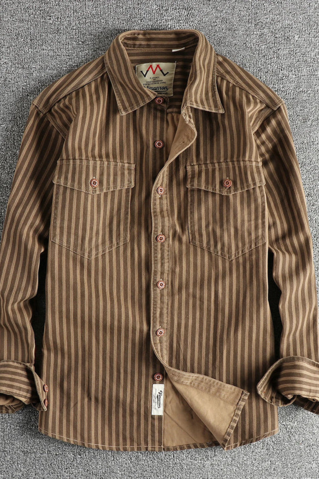 Bram Veld | Men’s Striped Loose Fit Shirt