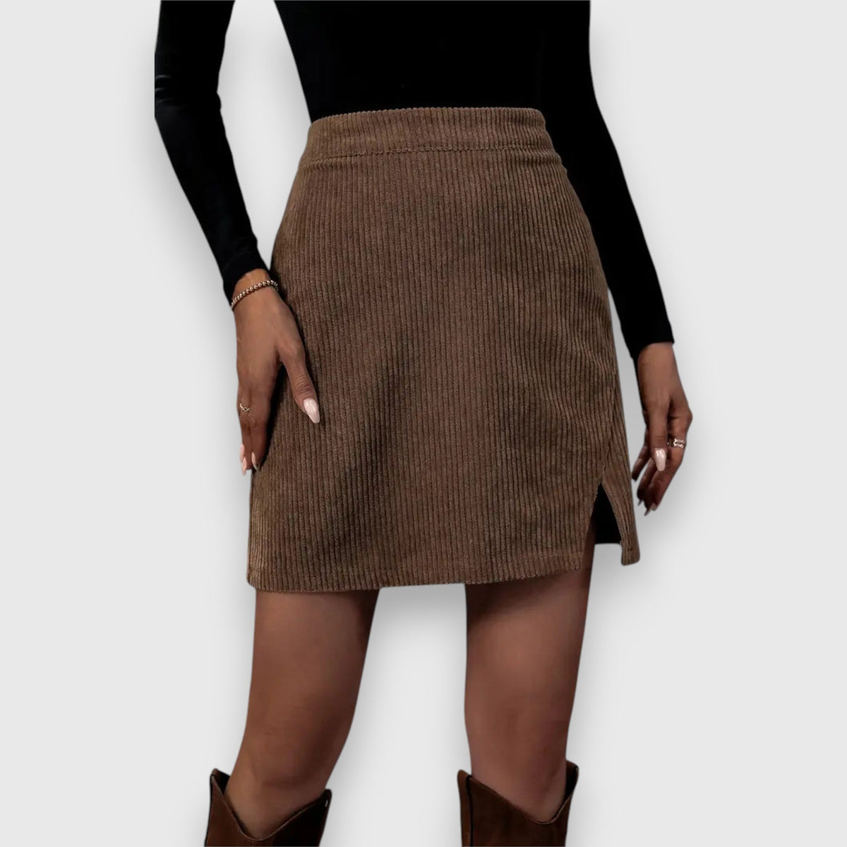 Maxine Brissac | Women's Noelia Cord Skirt