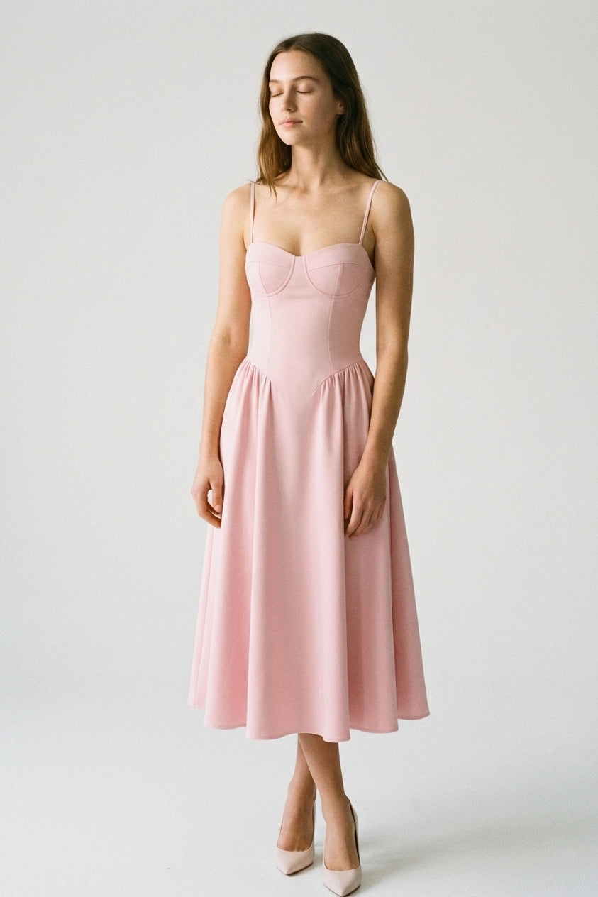 Mira Sante | Women’s Corset Midi Dress
