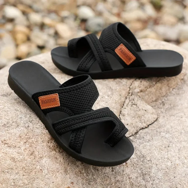 Romi Lund | Women's Slip On Flat Strap Sandals