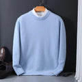 Bram Montclair | Men's Soft Mohair Crewneck Knit Sweater Pullover