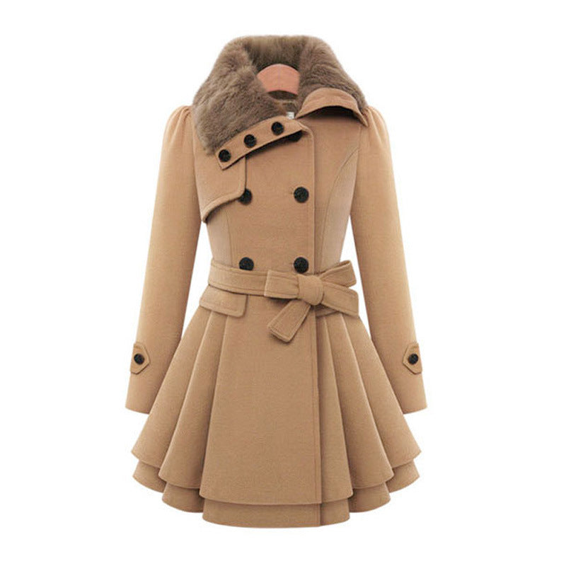 Solange Lebrun | Women's Vintage Flair Trench Coat