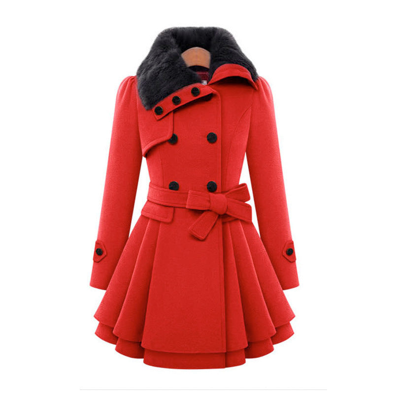 Solange Lebrun | Women's Vintage Flair Trench Coat