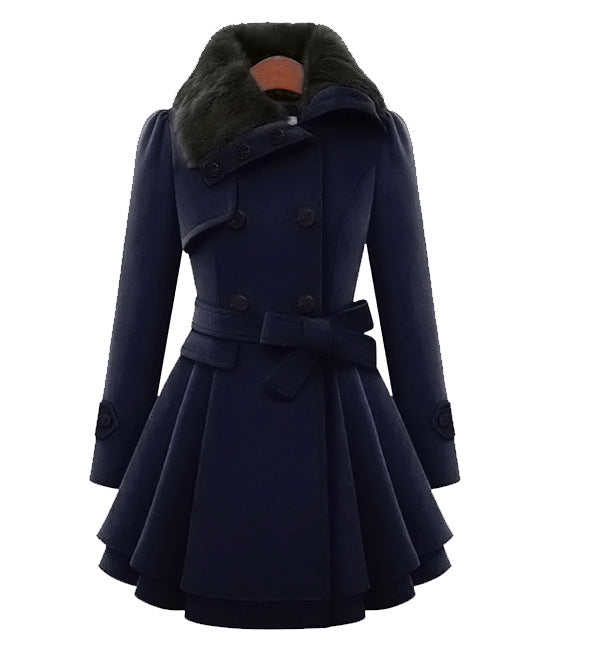 Solange Lebrun | Women's Vintage Flair Trench Coat