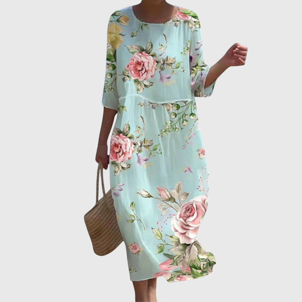 Dario Mell | Women's Stylish Floral Maxi Dress