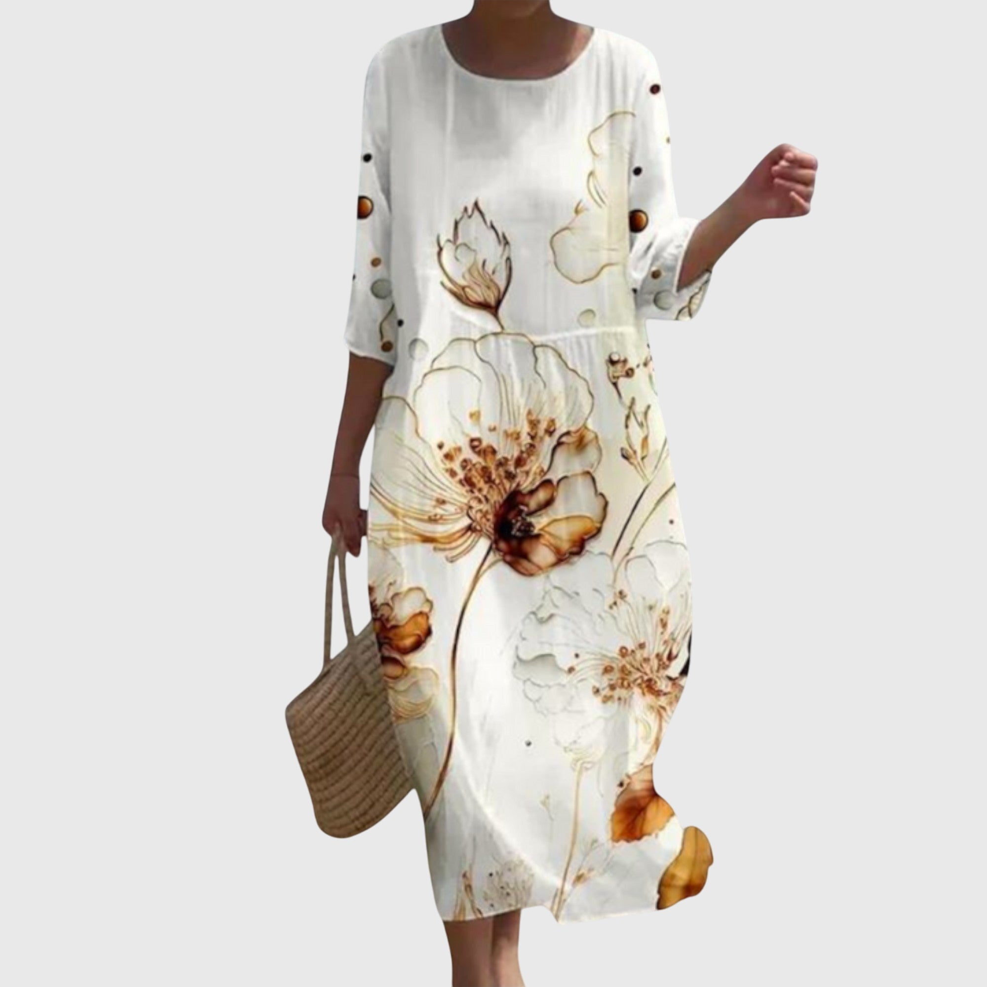 Dario Mell | Women's Stylish Floral Maxi Dress