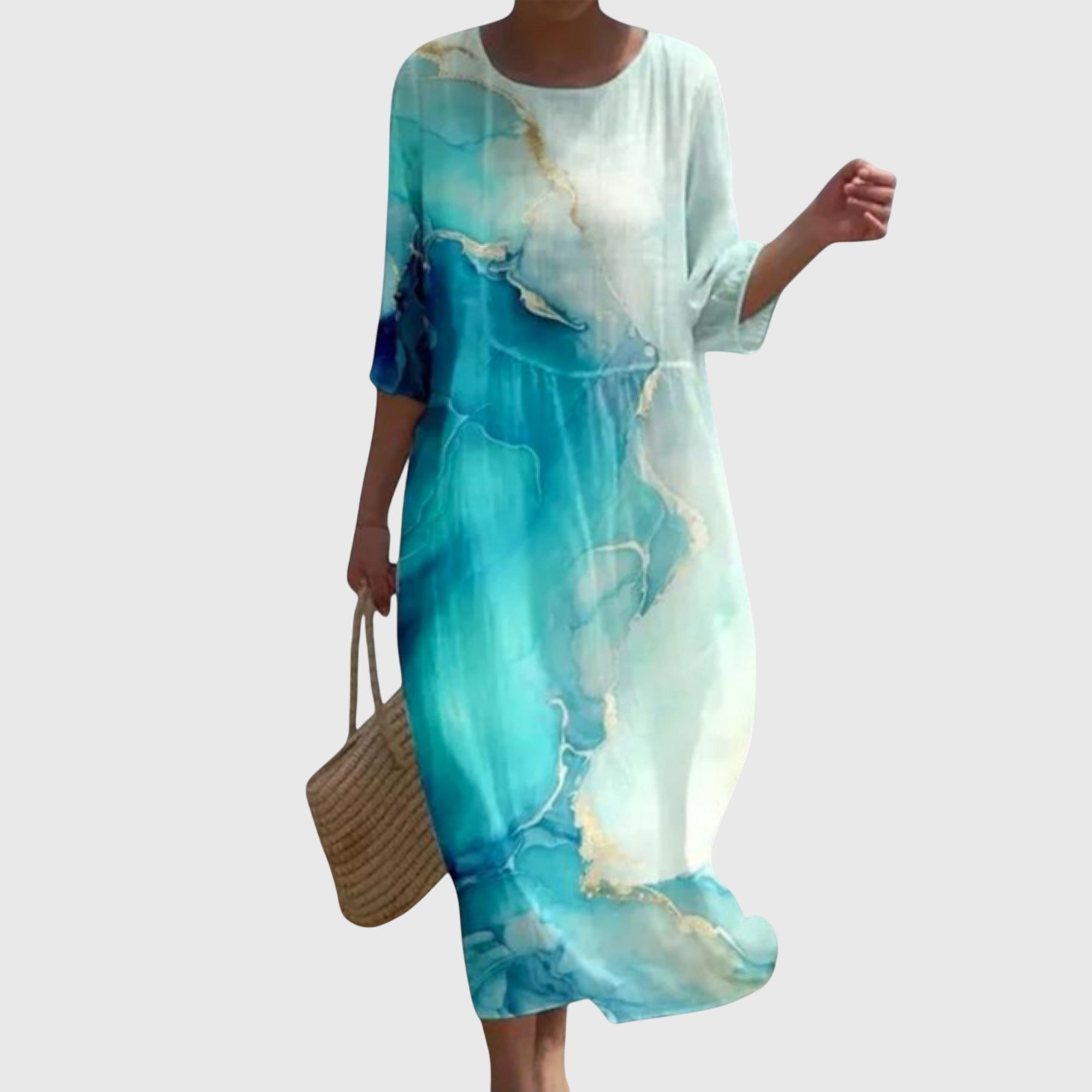 Dario Mell | Women's Stylish Floral Maxi Dress