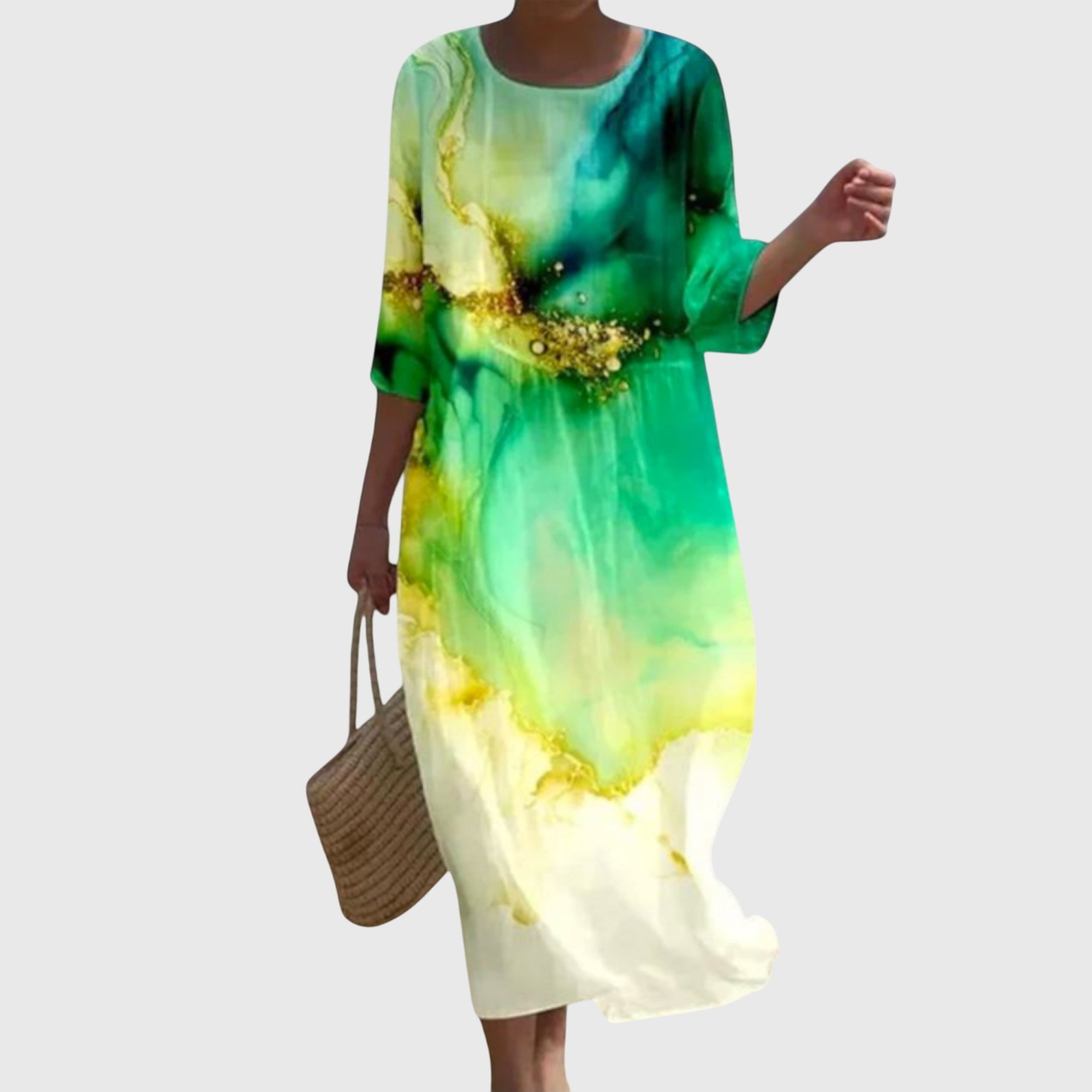 Dario Mell | Women's Stylish Floral Maxi Dress