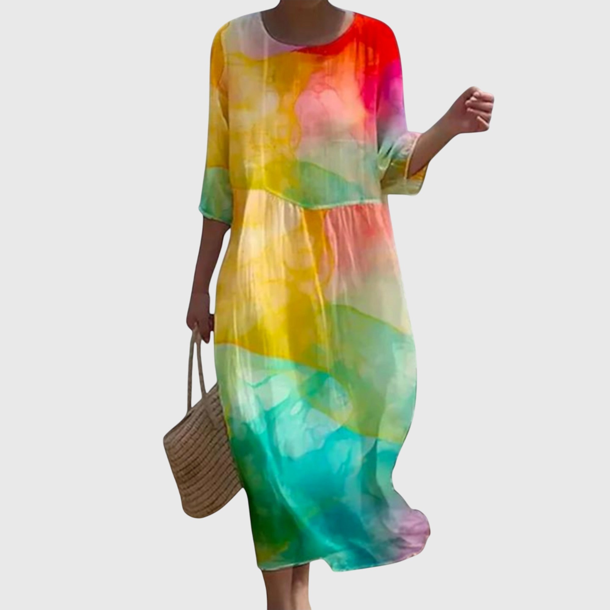 Dario Mell | Women's Stylish Floral Maxi Dress