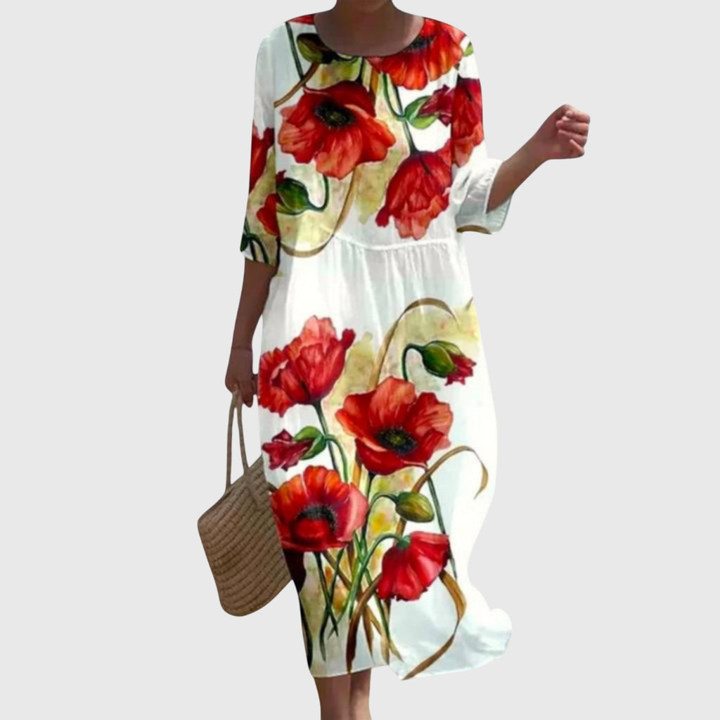 Dario Mell | Women's Stylish Floral Maxi Dress