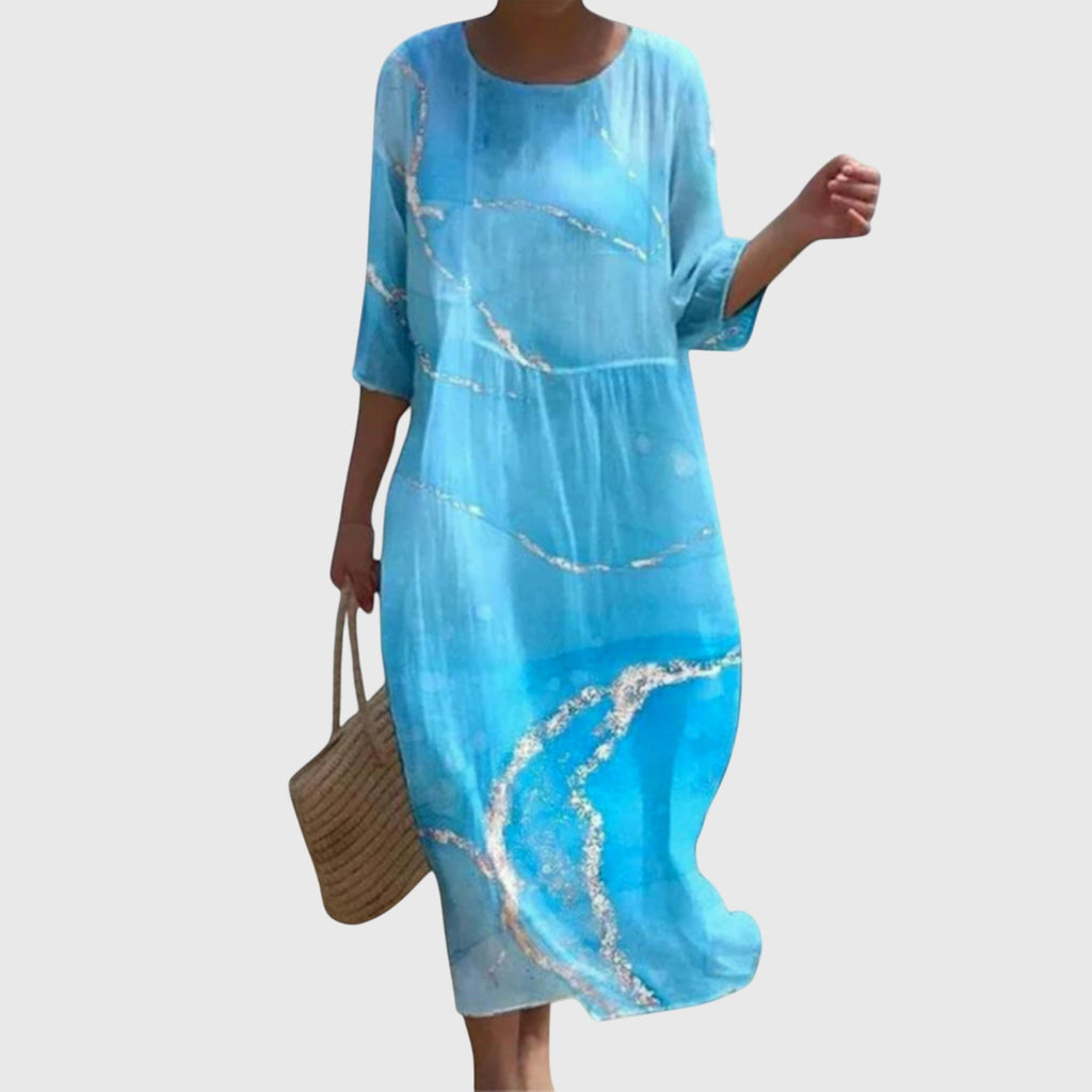 Dario Mell | Women's Stylish Floral Maxi Dress