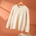 Camille Auber | Women's Textured Surface Pattern Sweater