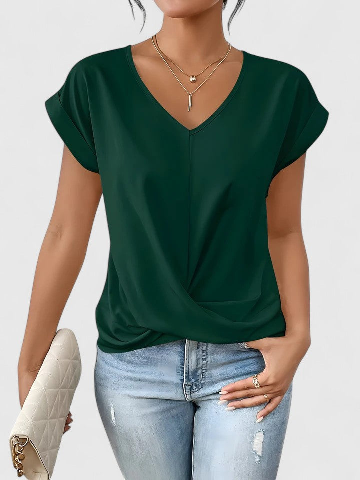 Victoire Maillot | Women's Comfortable V-Neck Top