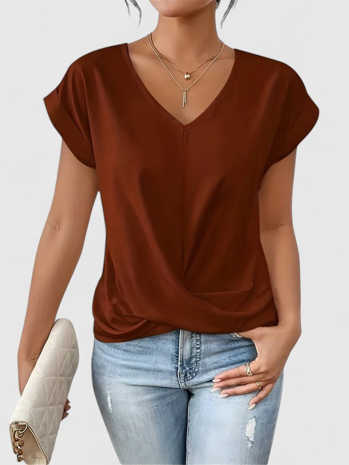 Victoire Maillot | Women's Comfortable V-Neck Top