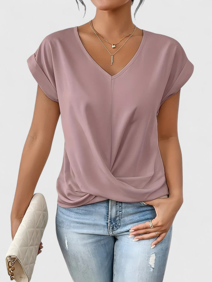 Victoire Maillot | Women's Comfortable V-Neck Top