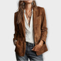 Estée Lan | Women's Vintage Suede Blazer
