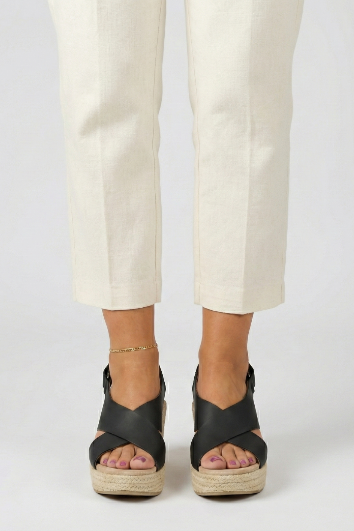 Inaya Velt | Women's Wedge Crossover Slingback Sandals
