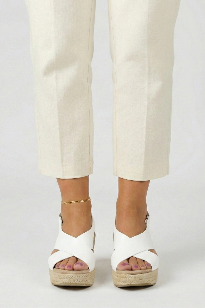 Inaya Velt | Women's Wedge Crossover Slingback Sandals
