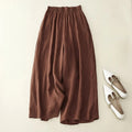 Zoé Mor | Women's Wide Leg Elastic Waist Flowy Trousers